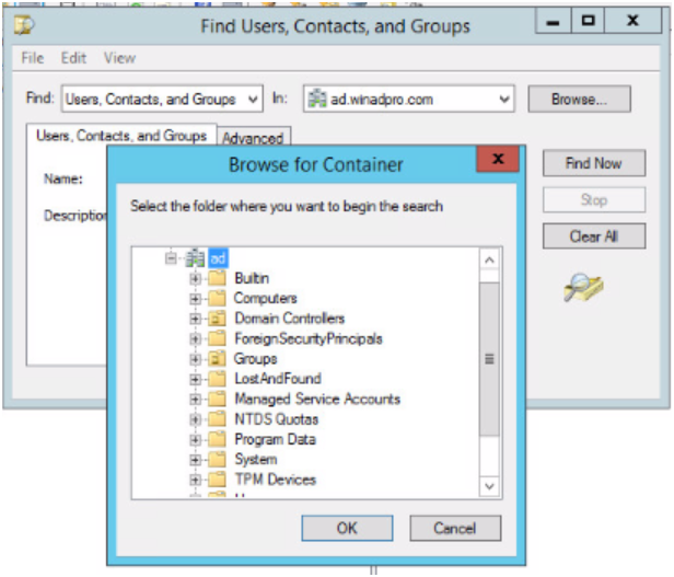 find total number of objects in active directory