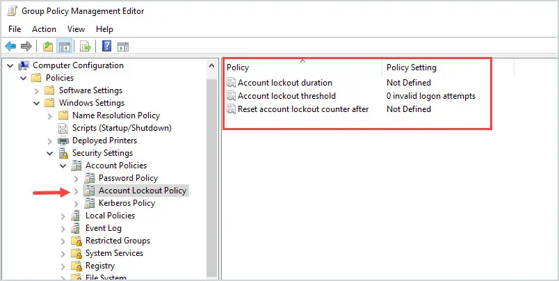Account Lockout Policy: Configuration Guide