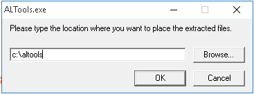 install altools.exe