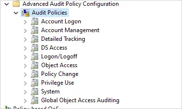 audit policies