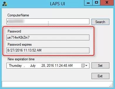 laps password