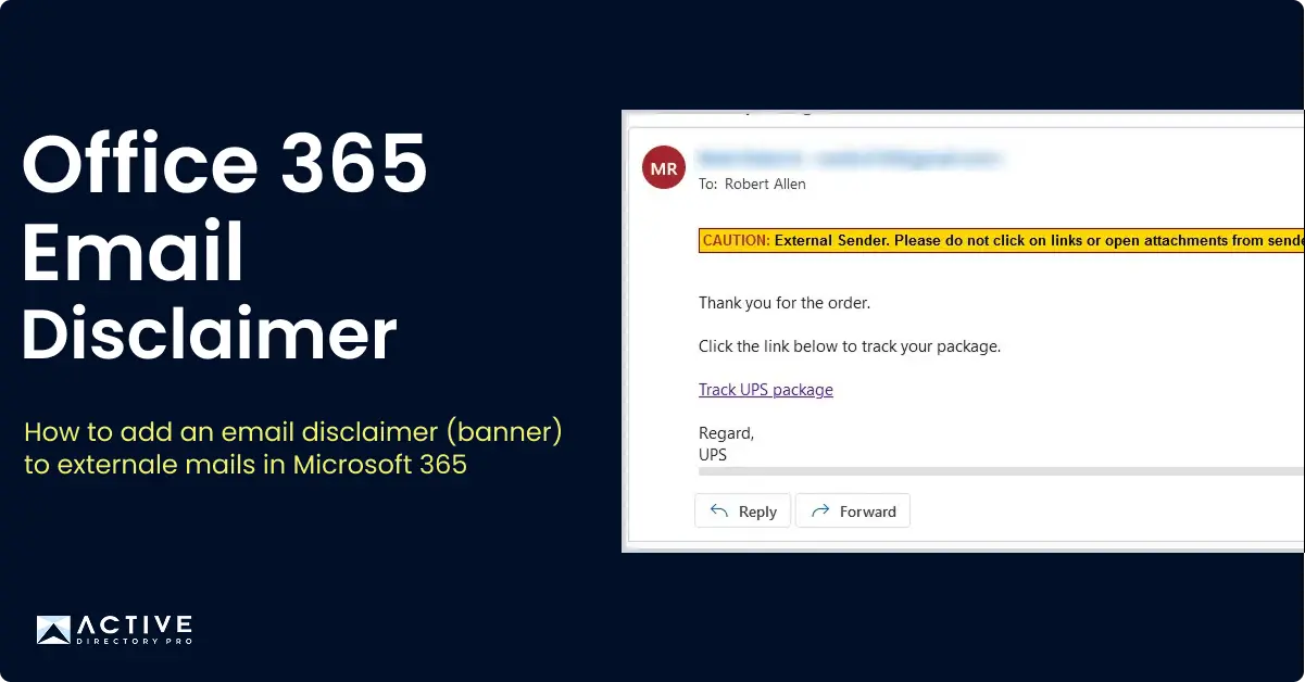 office 365 email disclaimer