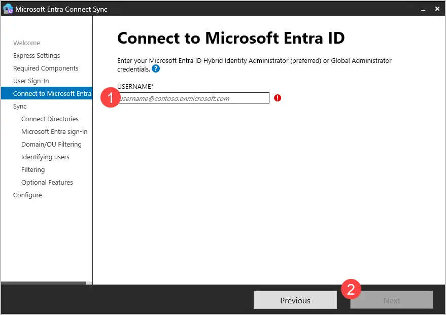 connect to Microsoft id