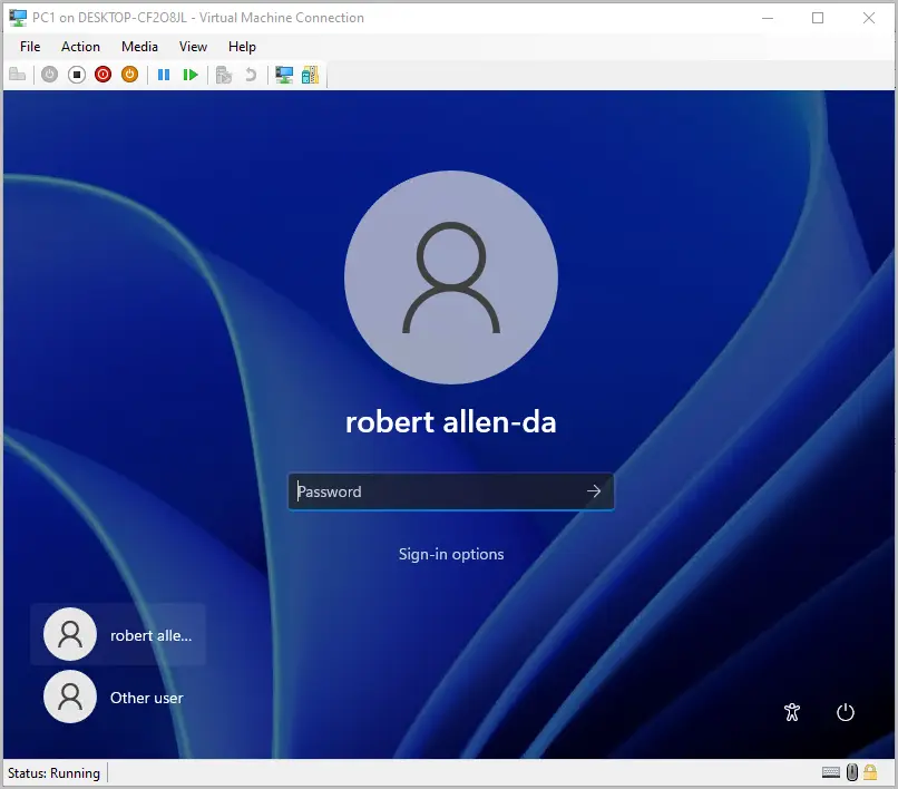 Excluded computer booting to the sign in screen with no logon banner