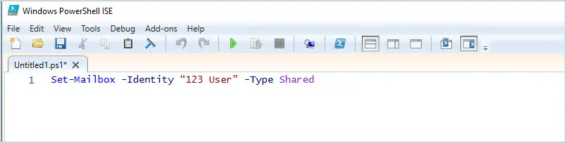 Set-Mailbox run with the Type Shared parameter to convert the mailbox