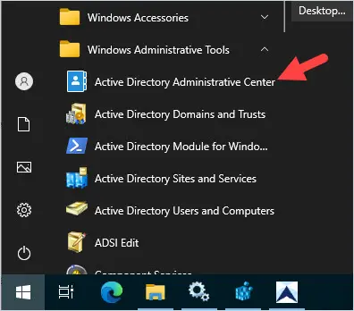 active directory administrative center