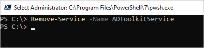 Remove-Service run in PowerShell to delete the service
