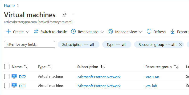 How to Deploy a Domain Controller in Azure