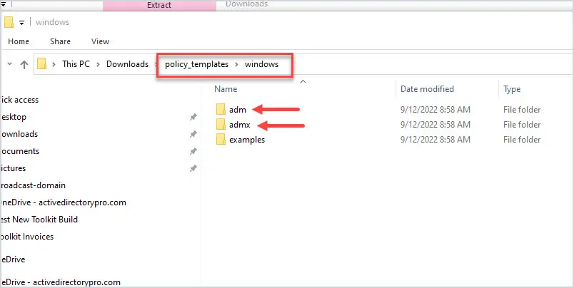 extract download
