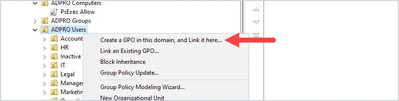 create new chrome gpo