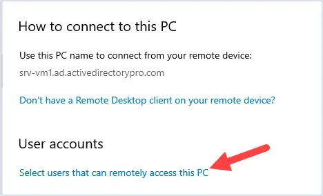 add additional rdp users on windows server