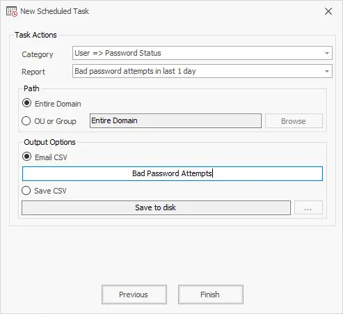 task actions