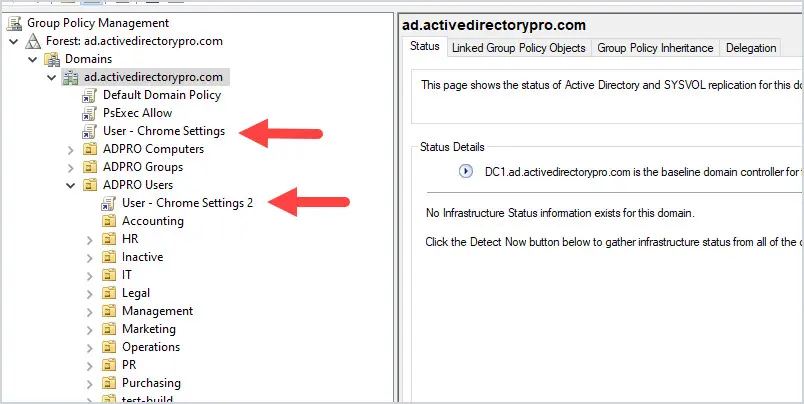 gpo process order example