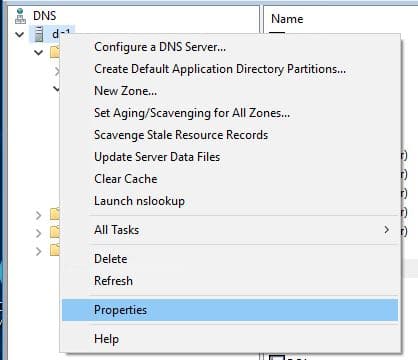 dns properties