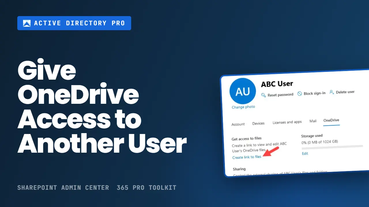 How to Give OneDrive Access to Another User