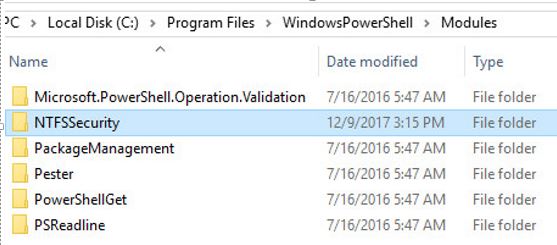 Powershell Module Install