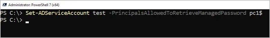 Set-ADServiceAccount 