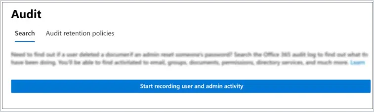 enable audit policies