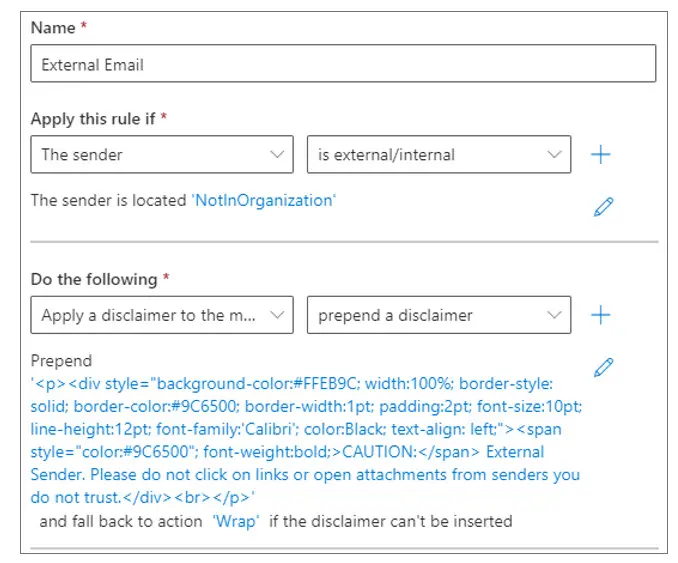 Disable Auto-Forwarding to external domains