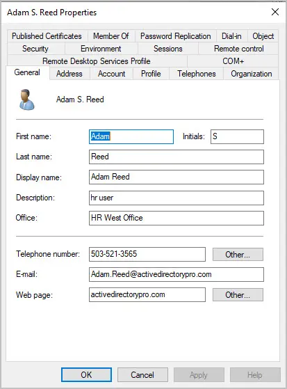 example of restored ad user