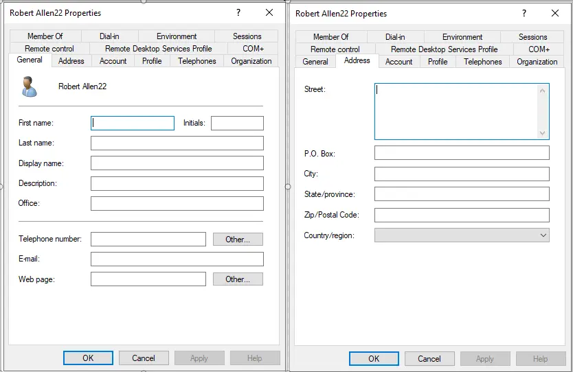 restore ad user powershell