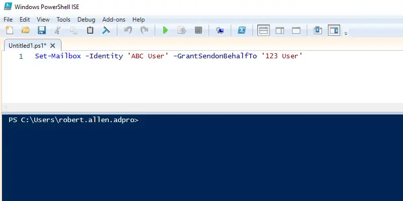 Manage Send on Behalf Permissions With Powershell