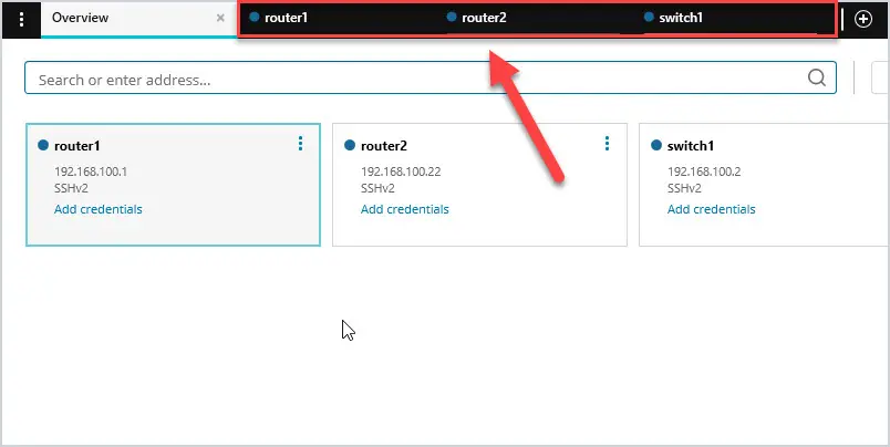 Solar Putty dashboard with several sessions open across tabs