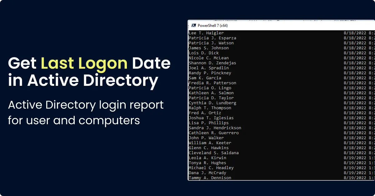 active directory last logon