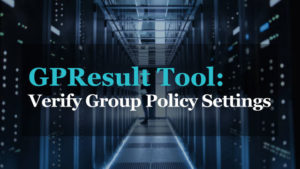 How to verify group policy settings