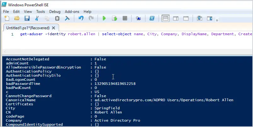 Export AD Users To CSV With PowerShell Active Directory Pro