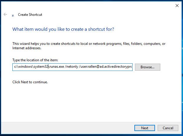 How to Run a Program as a Different User (RunAs) in Windows