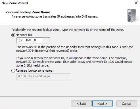 reverse dns networkid