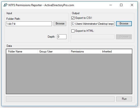 NTFS Permissions Reporter Pro 4.0.492 for windows instal