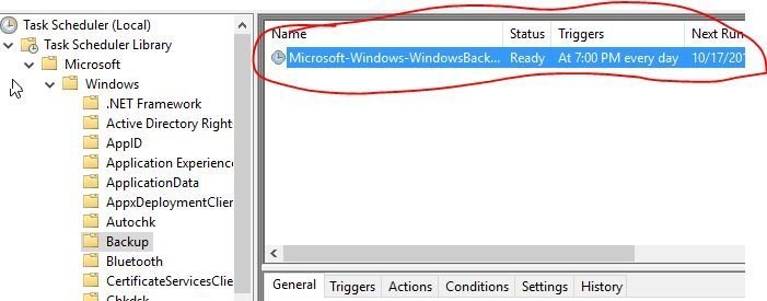 backup scheduled task