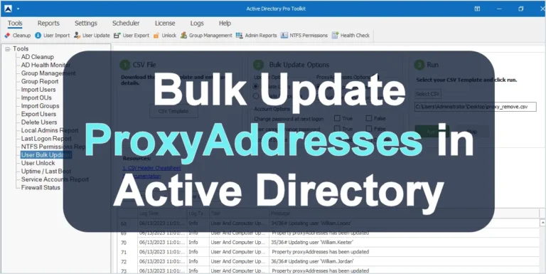 proxyaddress active directory