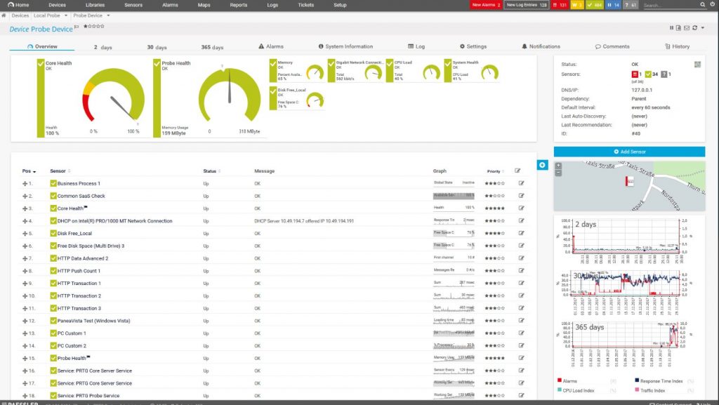 PC hardware monitoring software gui