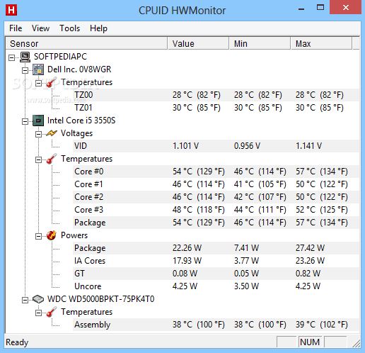 pc hardware monitoring tools aopen de7000