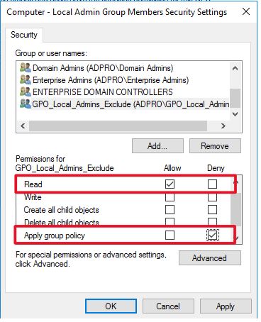 Remove Users From Local Administrators Group Using Group Policy Active Directory Pro