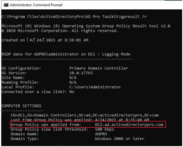 Reception Waterfront rig How to Find Which Logon Server You Authenticated to (Domain Controller) -  Active Directory Pro