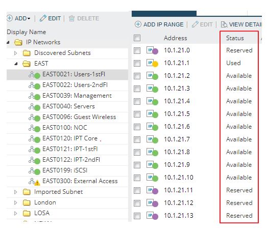 solarwinds ip address tracker