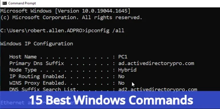best windows commands