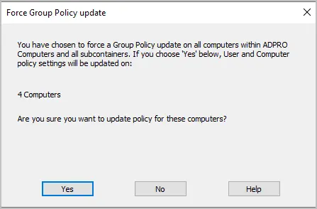 force gpo update