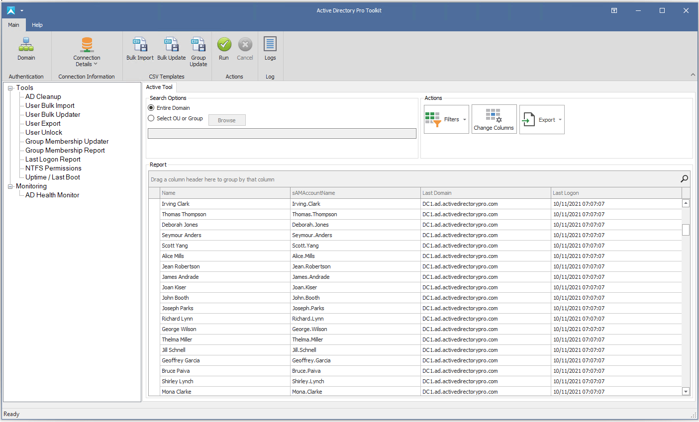 Powershell export csv