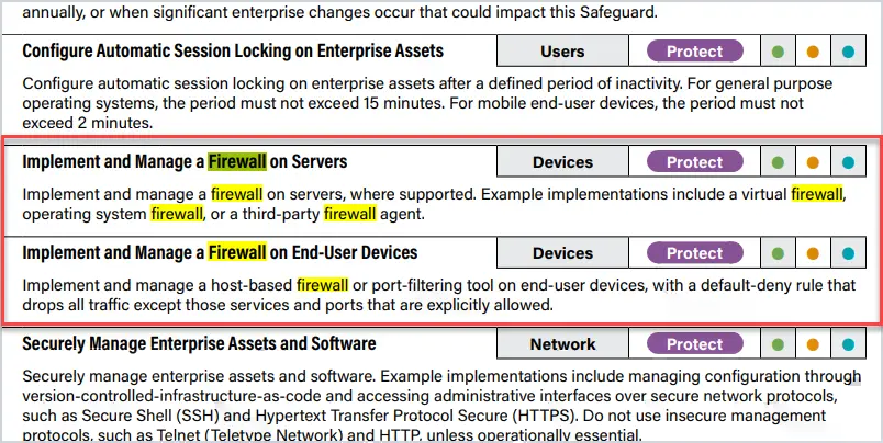 cis firewalls