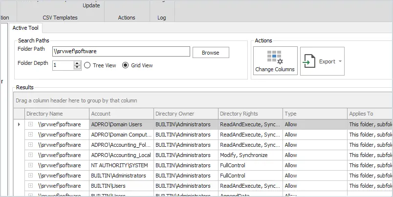 ntfs permissions tool