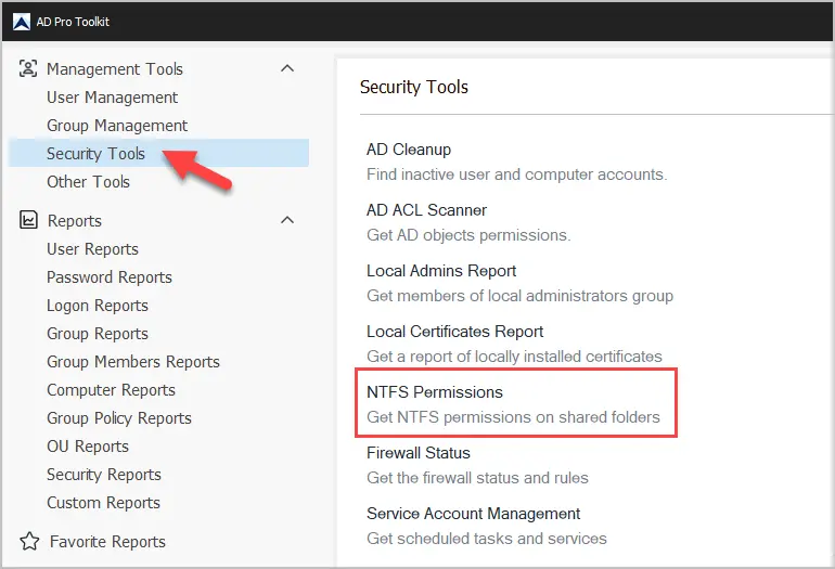 ntfs permissions tool