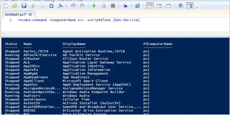 Use PowerShell Invoke-Command to run scripts on remote computers