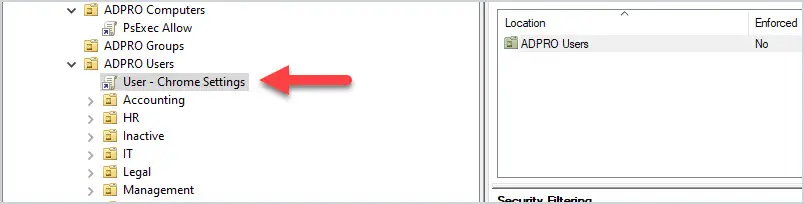 gpo security filtering