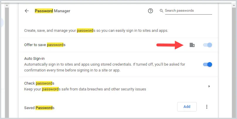 How To Disable Password Saving In Chrome Using Gpo