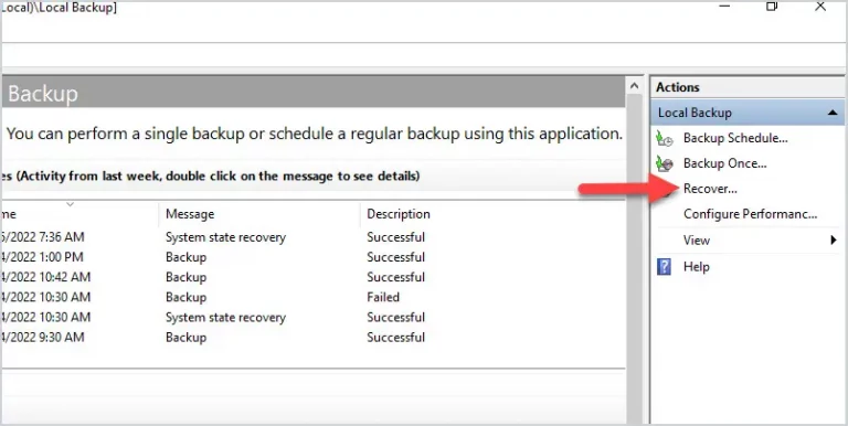 how to restore active directory from backup